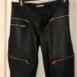 Zara Vegan leather pants